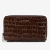 Lancaster Paris - Compagnon Croco Double Zip